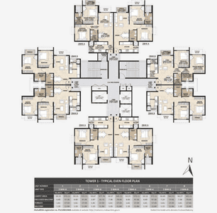 Project Image of 416.89 - 593.85 Sq.ft 1 BHK Apartment for buy in Mahindra Centralis