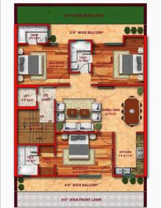 Project Image of 0.0 - 1800.0 Sq.ft 3 BHK Apartment for buy in Rich Look Luxury Floors