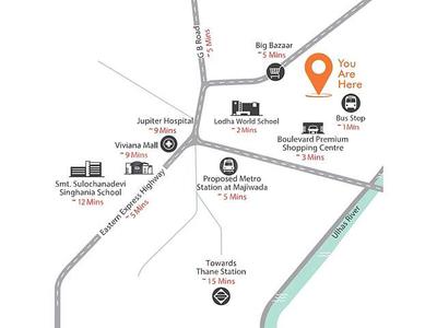 Project Image of 425.0 - 919.0 Sq.ft 1 BHK Apartment for buy in Lodha Codename Prime Square