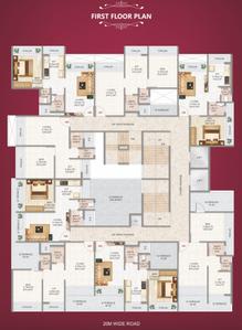 Image of 674 Sq.ft 1 BHK Apartment / Flat for sale in Hari Om Precious Emerald, Kamothe, Navi Mumbai for Rs. 7500000