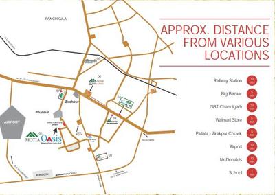 Project Image of 1450.0 - 2105.0 Sq.ft 3 BHK Apartment for buy in Motia Oasis