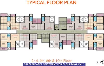 Project Image of 351.0 - 495.0 Sq.ft 1 BHK Apartment for buy in Namrata Ecocity 2