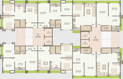 Project Image of 384.7 - 771.02 Sq.ft 1 BHK Apartment for buy in Savani Dream