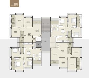 Project Image of 1935 Sq.ft 3 BHK Apartment / Flat for sale in Tragad for Rs. 7500000