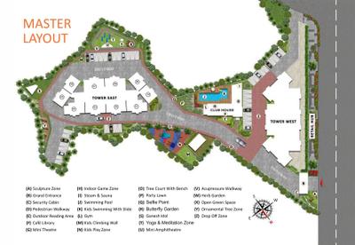 Project Image of 399.23 - 798.57 Sq.ft 1 BHK Apartment for buy in JP Codename Dream Home Tower C