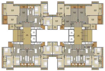 Project Image of 1728 Sq.ft 3 BHK Apartment / Flat for sale in Bhat Kasindra for Rs. 10500000