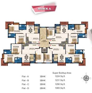 Project Image of 485.0 - 697.0 Sq.ft 2 BHK Apartment for buy in Iram Sunshine Enclave