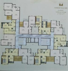 Project Image of 380.0 - 600.0 Sq.ft 1 RK Apartment for buy in Shreeji Square Phase I