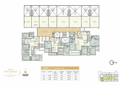 Project Image of 1332.0 - 2433.0 Sq.ft 3 BHK Apartment for buy in Shubh Nirvana