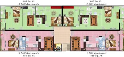 Project Image of 450.0 - 600.0 Sq.ft 1 BHK Apartment for buy in Habitech Apartments