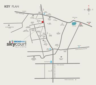 Project Image of 1122.89 - 1684.55 Sq.ft 3 BHK Apartment for buy in Broadway Skycourt