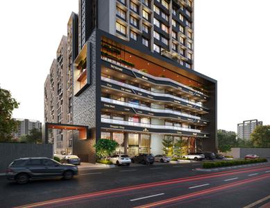Project Image of 516.34 - 907.18 Sq.ft 1 BHK Apartment for buy in Lifecraft The 4Th Axis Phase 1