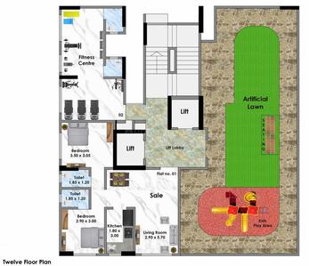 Project Image of 224.97 - 929.57 Sq.ft 1 BHK Apartment for buy in Mass Mondeal
