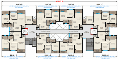 Project Image of 721.0 - 1472.0 Sq.ft 2 BHK Apartment for buy in Landmarkk Luxuria