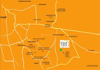 Rahul Constructions Eastview II Wing F Location Plan 1