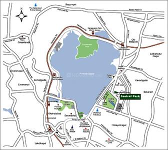 Project Image of 860.0 - 1520.0 Sq.ft 1 BHK Apartment for buy in Indiabulls Central Park Hyderabad