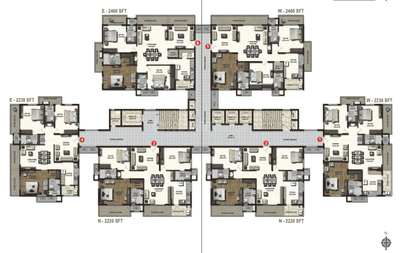 Project Image of 1890.0 - 4085.0 Sq.ft 3 BHK Apartment for buy in Lansum Etania