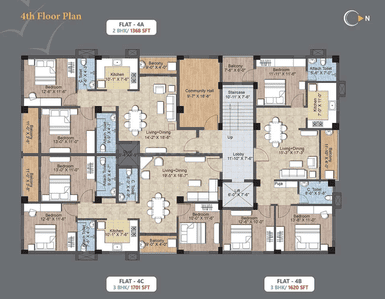 Project Image of 1701 Sq.ft 3 BHK Builder Floor for sale in Ghatikia for Rs. 11400000