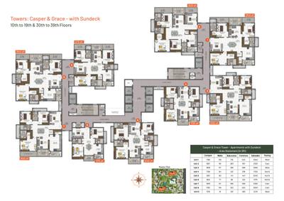 Project Image of 1720 Sq.ft 3 BHK Apartment / Flat for sale in Tellapur for Rs. 17000010