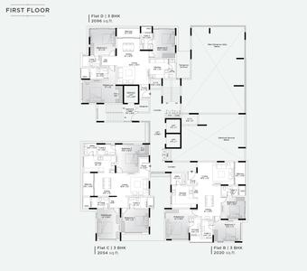 Project Image of 2020.0 - 2615.0 Sq.ft 3 BHK Apartment for buy in Appaswamy Navasuja