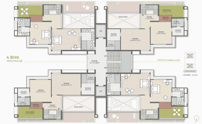 Project Image of 1251.42 - 3106.38 Sq.ft 3 BHK Apartment for buy in Shreepad Shivanta Vivanta