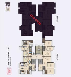 Project Image of 449.93 - 620.0 Sq.ft 1 BHK Apartment for buy in Swami Samarth Srishti Phase 2 Wing A
