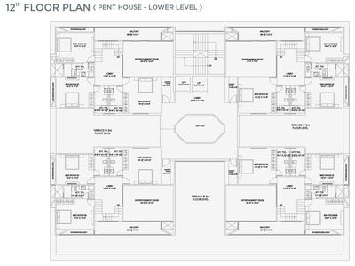 Project Image of 1423.0 - 2452.0 Sq.ft 3 BHK Apartment for buy in 401 Aarna