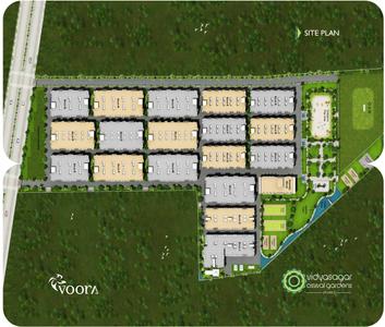 Project Image of 1029.0 - 2985.0 Sq.ft 2 BHK Apartment for buy in Voora Vidyasagar Oswal Garden Phase 1