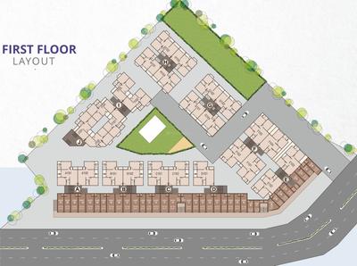 Project Image of 520.0 - 771.0 Sq.ft 2 BHK Apartment for buy in Shree Anand Reality Shree Siddhnath Park