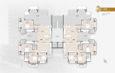 Project Image of 0.0 - 2052.0 Sq.ft 3 BHK Apartment for buy in Swarnim Sentossa