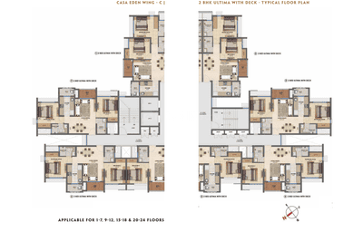 Project Image of 530.98 - 757.99 Sq.ft 2 BHK Apartment for buy in Lodha Upper Thane Casa Eden