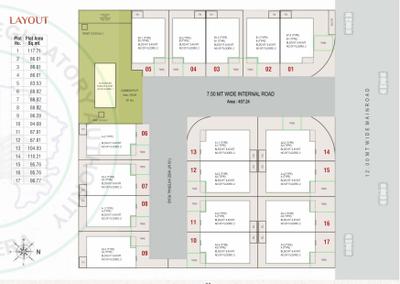 Project Image of 930.32 - 981.78 Sq.ft 3 BHK Duplex for buy in Pratiti Pearl Elegance