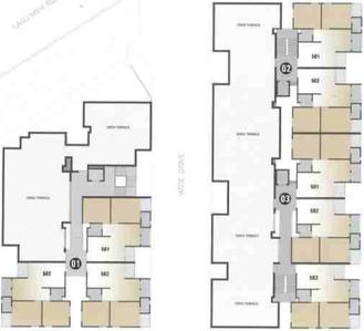 Project Image of 0.0 - 555.42 Sq.ft 2 BHK Apartment for buy in Shraddha Rudraksh Residency