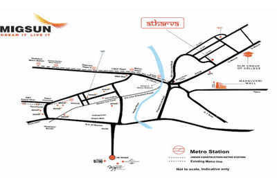 Project Image of 1335.0 - 2560.0 Sq.ft 3 BHK Apartment for buy in Migsun Atharva