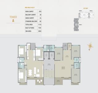 Project Image of 0.0 - 1115.0 Sq.ft 3 BHK Apartment for buy in Lilleria Avenue 2