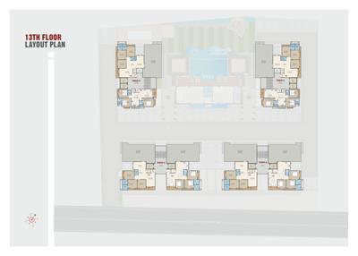 Project Image of 932.0 - 1042.0 Sq.ft 3 BHK Apartment for buy in Trinetra By Courtyard