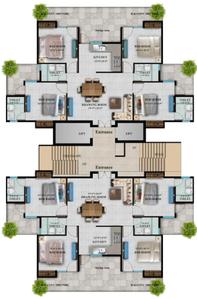 Project Image of 1500 Sq.ft 4 BHK Apartment / Flat for sale in Sector 84 for Rs. 8200000