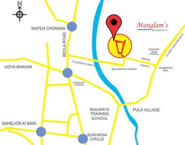Project Image of 825.0 - 1178.0 Sq.ft 2 BHK Apartment for buy in Manglam Residency Jhunjhunu