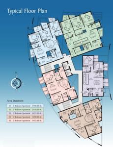 Project Image of 1415.0 - 3115.0 Sq.ft 2 BHK Apartment for buy in Presidency Sky Court
