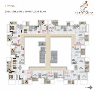 Project Image of 269.64 - 589.11 Sq.ft 1 BHK Apartment for buy in Star Radhe Harmony