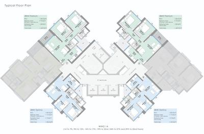 Project Image of 435.0 - 725.0 Sq.ft 1 BHK Apartment for buy in Raheja Lunaris 1 Callisto