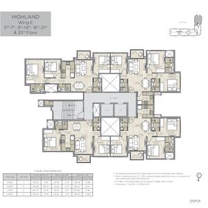 Project Image of 376.85 - 784.59 Sq.ft 1 BHK Apartment for buy in Hiranandani Highland A B C D And E Wing