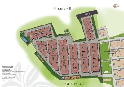 Project Image of 531.0 - 2523.0 Sq.ft 1 BHK Apartment for buy in Jain Pebble Brook Phase II