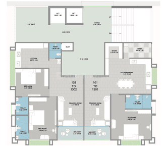 Project Image of 804.71 - 875.11 Sq.ft 1 BHK Apartment for buy in Shree Nob Hill Tower