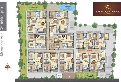 Project Image of 959.0 - 1877.0 Sq.ft 2 BHK Apartment for buy in Laksh Royal Manor