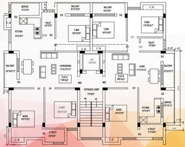 Project Image of 1063.0 - 1140.0 Sq.ft 3 BHK Apartment for buy in PSA Pramukha