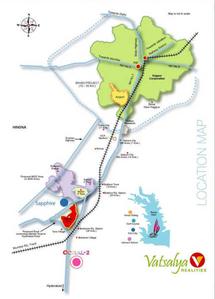 Vatsalya Sapphire IV Location Plan 1