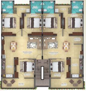 Project Image of 0.0 - 1319.98 Sq.ft 3 BHK Apartment for buy in Garden Homes 2
