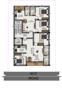 Project Image of 849.0 - 1008.0 Sq.ft 2 BHK Apartment for buy in Sai Vamsi Apartment