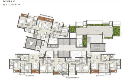 Project Image of 783.0 - 1147.0 Sq.ft 2 BHK Apartment for buy in Kalpataru Estella Tower C and D
